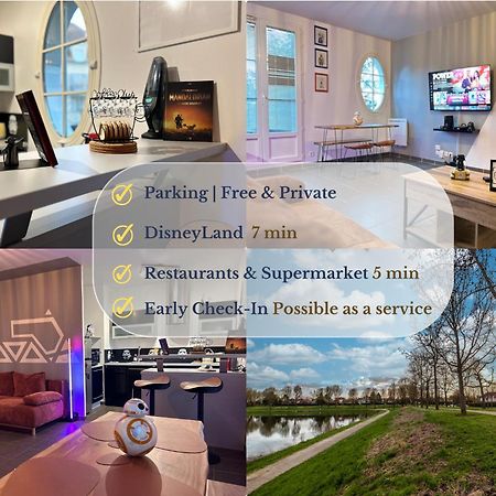 Once Upon A Time - 7Min From Disneyland - Free Private Parking - Self Checkin - Balcony - Barbecue Magny-le-Hongre Εξωτερικό φωτογραφία
